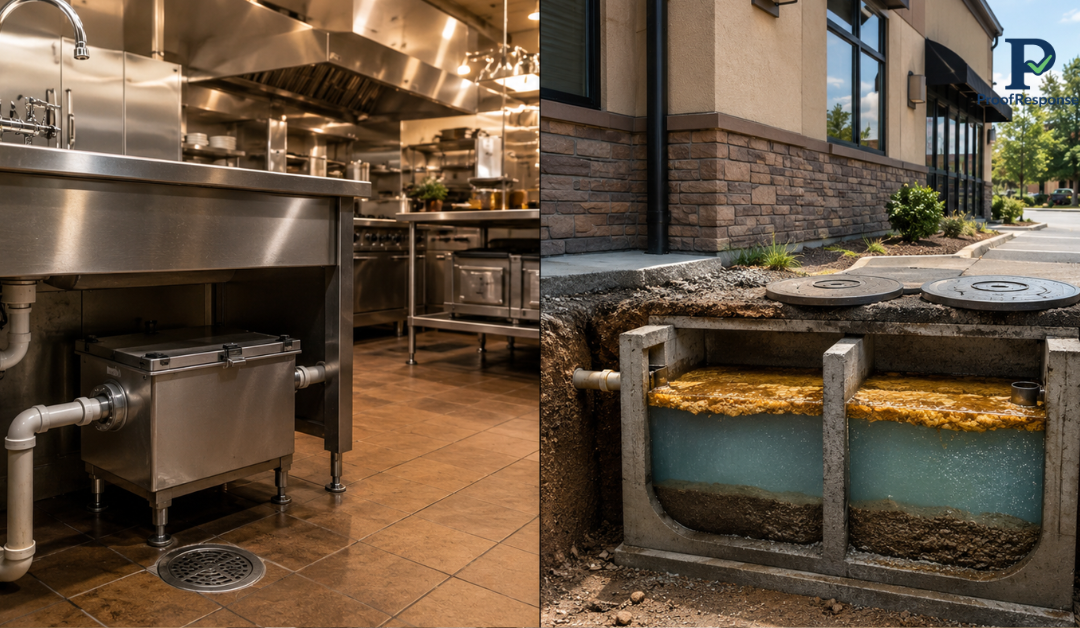 Grease Trap VS. Grease Interceptor: What’s the Difference?